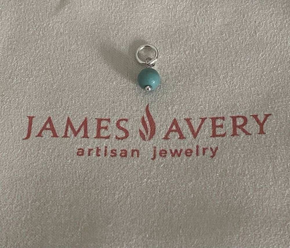 James Avery Retired Turquoise Bead Charm